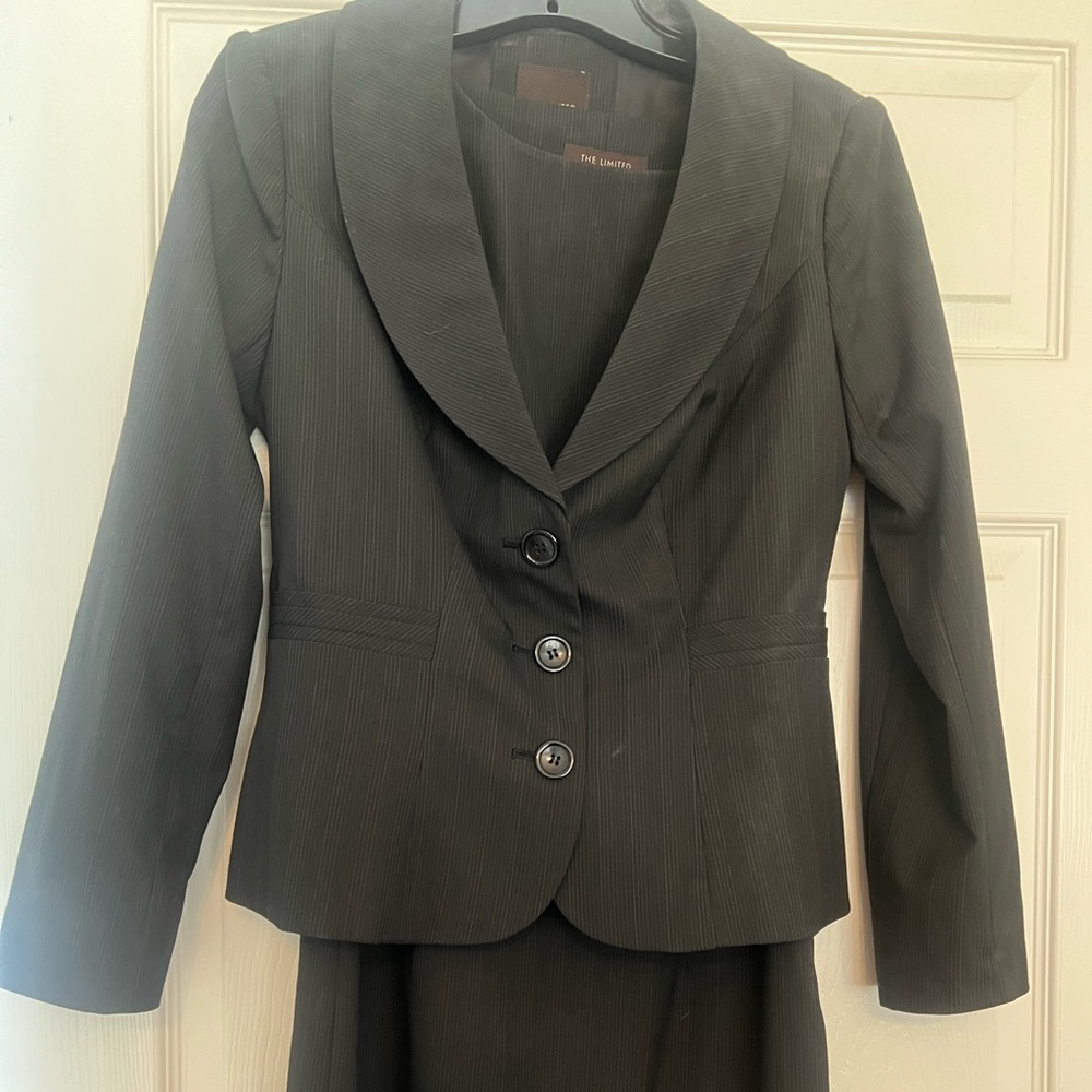 The Limited suit jacket and dress.